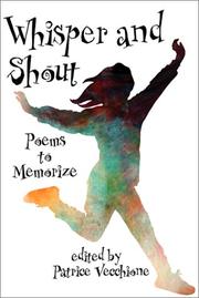 Cover of: Whisper and shout: poems to memorize