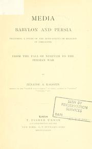 Cover of: Media, Babylon and Persia by Zénaïde A. Ragozin