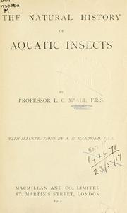 Cover of: The natural history of aquatic insects