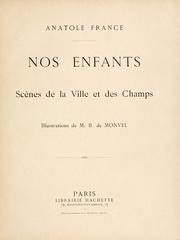 Cover of: Nos enfants by Anatole France