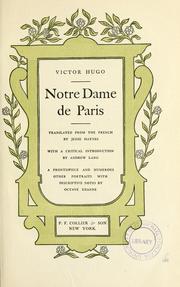 Cover of: Notre Dame de Paris by Victor Hugo