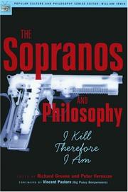 Cover of: The Sopranos and philosophy: I kill therefore I am