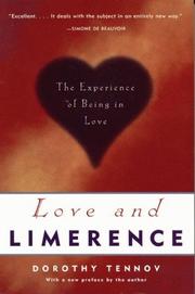 Cover of: Love and limerence by Dorothy Tennov