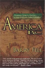 America B.C. by Barry Fell