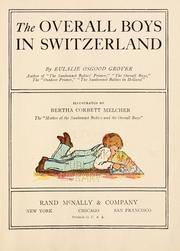 Cover of: The overall boys in Switzerland: a second reader