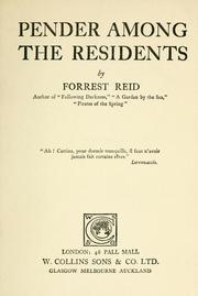Cover of: Pender among the residents