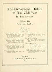 Cover of: photographic history of the civil war...