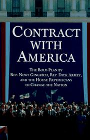 Cover of: Contract with America by edited by Ed Gillespie and Bob Schellhas.
