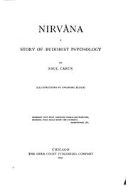 Cover of: Nirvâna: A Story of Buddhist Psychology by Paul Carus