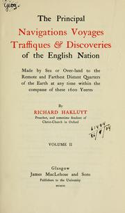 Cover of: The principall navigations, voiages, and discoveries of the English nations