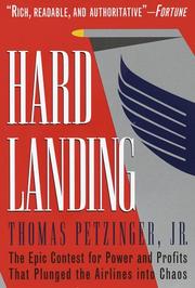 Cover of: Hard landing by Thomas Petzinger