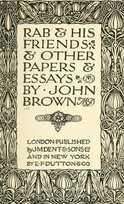 Cover of: Rab and his friends by John Brown