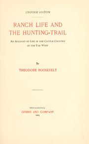 Cover of: Ranch life and the hunting-trail