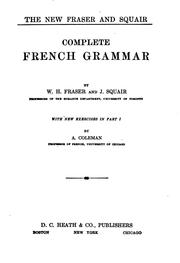 Cover of: Complete French Grammar by William Henry Fraser , John Squair