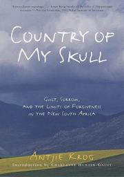 Cover of: Country of my skull by Antjie Krog