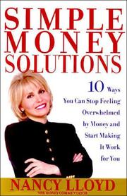 Cover of: Simple Money Solutions