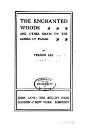 Cover of: The Enchanted Woods: And Other Essays on the Genius of Places