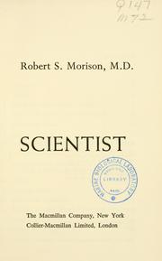 Cover of: Scientist.