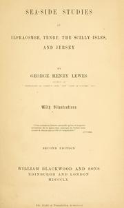 Cover of: Sea-side studies at Ilfracombe, Tenby, the Scilly Isles, and Jersey.
