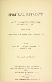 Cover of: Spiritual retreats by George Porter