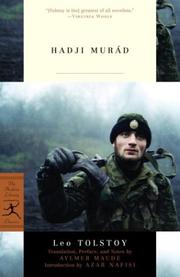 Cover of: Hadji Murád by Лев Толстой