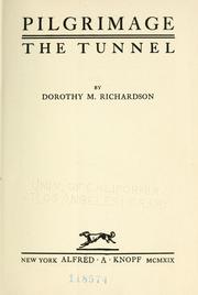 Cover of: tunnel