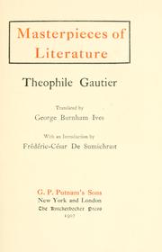 Cover of: Théophile Gautier