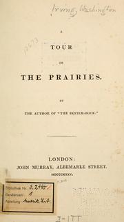 Cover of: A tour on the prairies