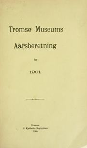 Cover of: Troms museums aarsberetning for 