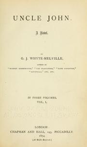 Uncle John by G. J. Whyte-Melville