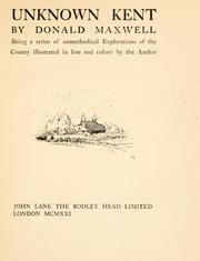 Cover of: Unknown Kent