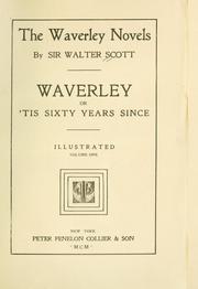 Cover of: Waverley, or, Tis sixty years since by Sir Walter Scott