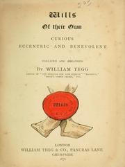 Cover of: Wills of their own: curious, eccentric, and benevolent