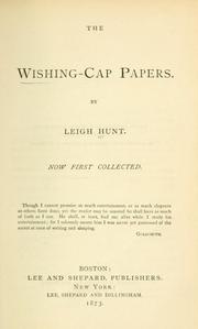 Cover of: wishing-cap papers.