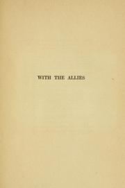Cover of: With the allies by Richard Harding Davis