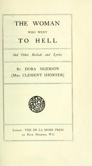 Cover of: The woman who went to hell: and other ballads and lyrics