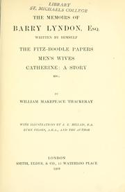 The works of William Makepeace Thackeray by William Makepeace Thackeray