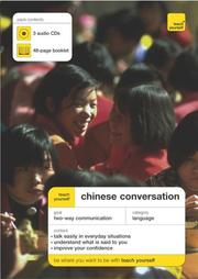 Cover of: Teach Yourself Mandarin Chinese Conversation (3CDs+ Guide) (Teach Yourself)