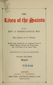 Cover of: The lives of the saints. by Sabine Baring-Gould