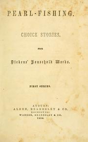 Cover of: Pearl-Fishing: Choice stories from Dickens' Household Words.