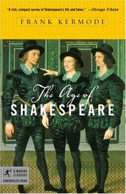 Cover of: The Age of Shakespeare (Modern Library Chronicles)