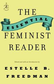 Cover of: The Essential Feminist Reader by Estelle Freedman