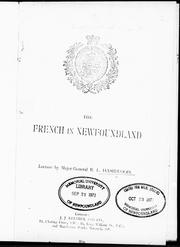 Cover of: The French in Newfoundland: lecture