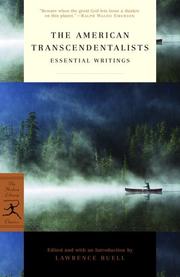 Cover of: The American Transcendentalists: Essential Writings (Modern Library Classics)