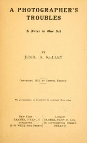Cover of: photographer