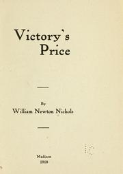 Cover of: Victory's price by William Newton Nichols