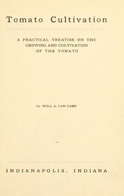 Cover of: Tomato culture by William A. Van Camp