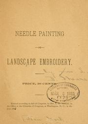Cover of: Needle painting; or landscape embroidery