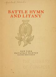 Cover of: Battle hymn: and, Litany.