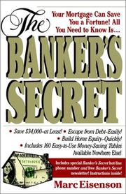 Cover of: The Banker's Secret by Marc Eisenson